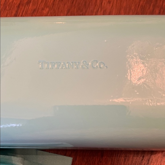 Tiffany & Co. Silver and Black Aviator Sunglasses - Picture 3 of 4